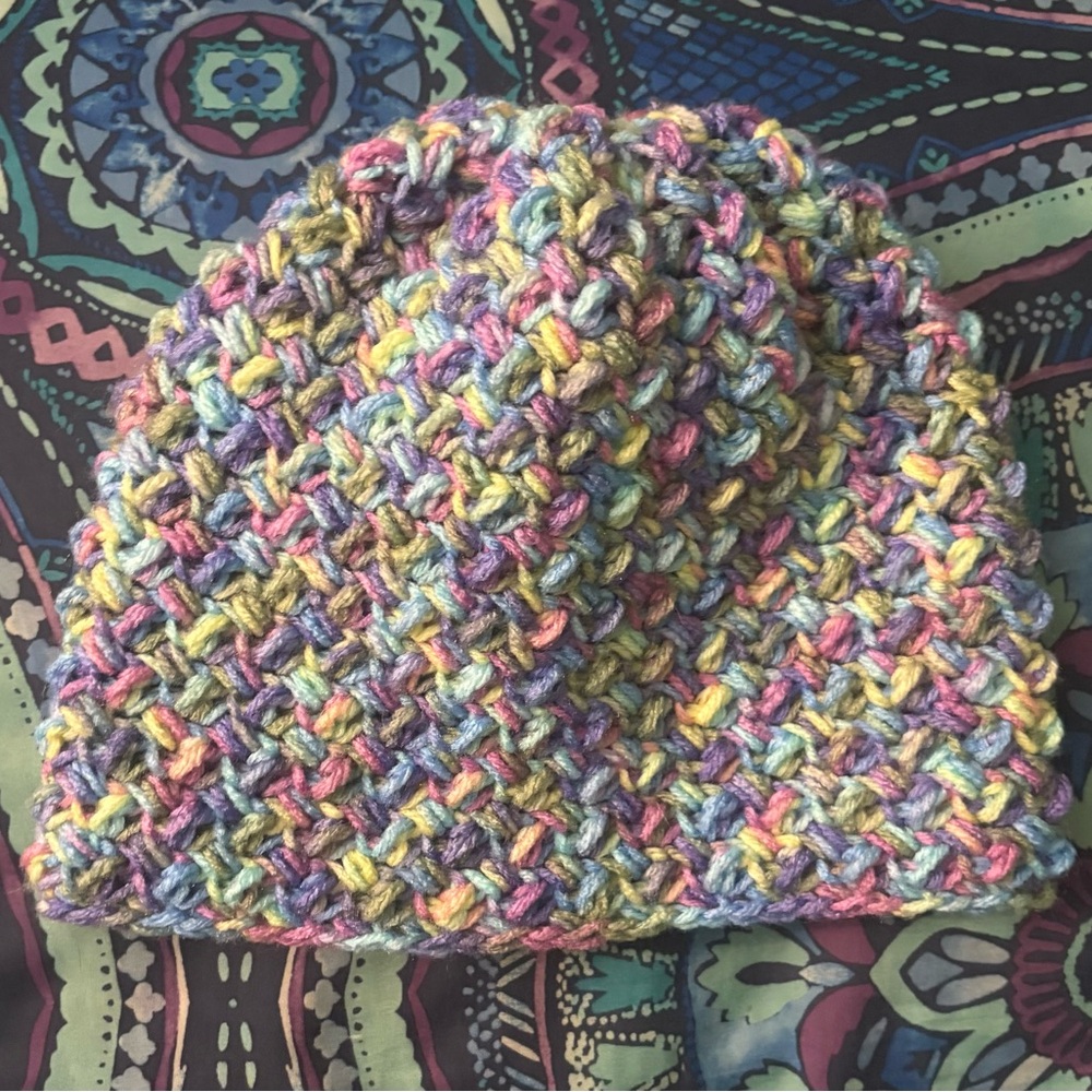 Multicolor crochet Beanie